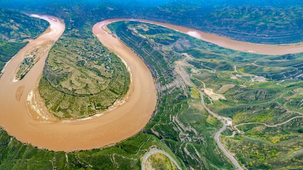 The Yellow River gets its name from the massive amount of silt in the river